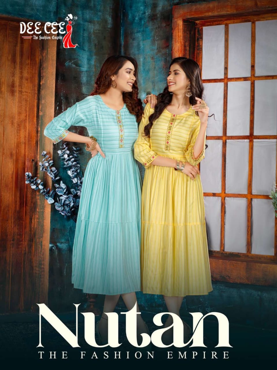 Deecee Nutan Fancy Ethnic Wear Wholesale Designer  Kurtis
